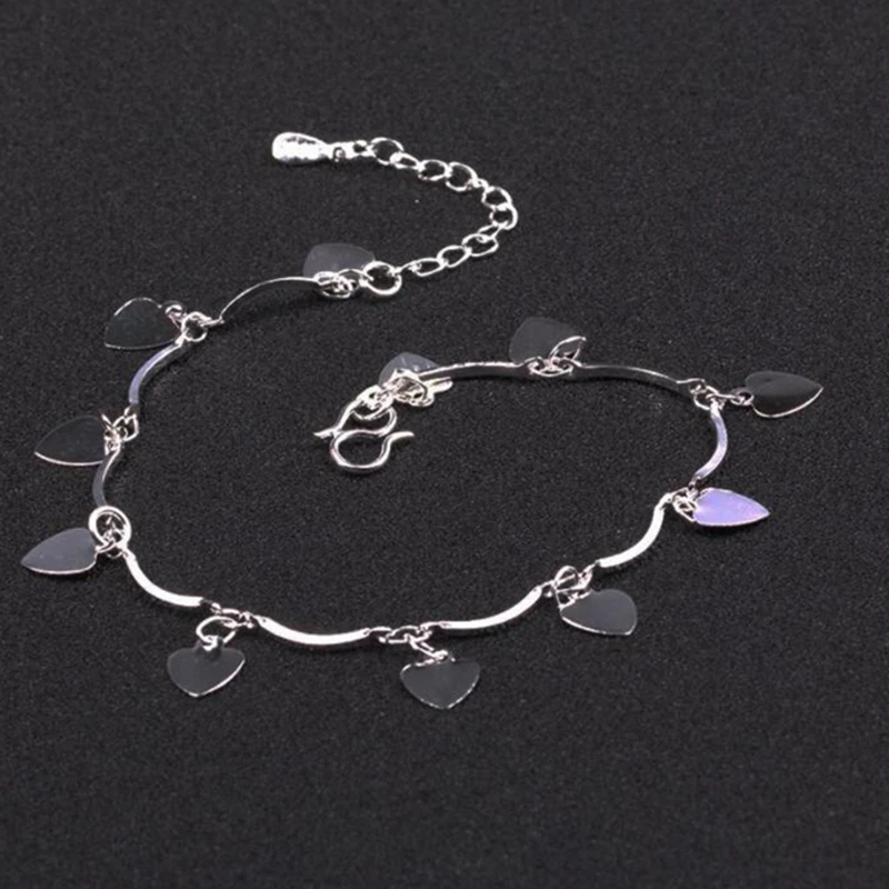 Новое поступление богемные женские 925 пробы Серебряный пляжный ножной браслет на