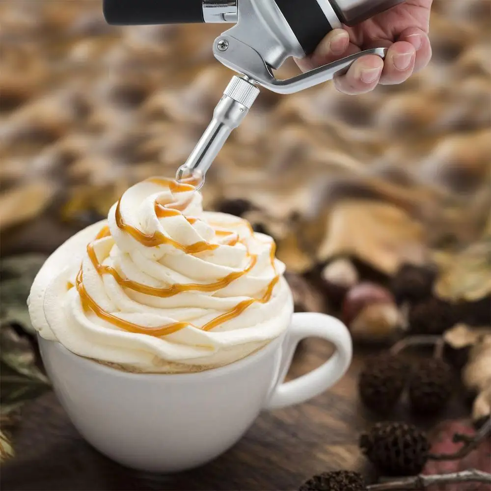 Дозатор для взбитых сливок из нержавеющей стали профессиональный крем взбивания