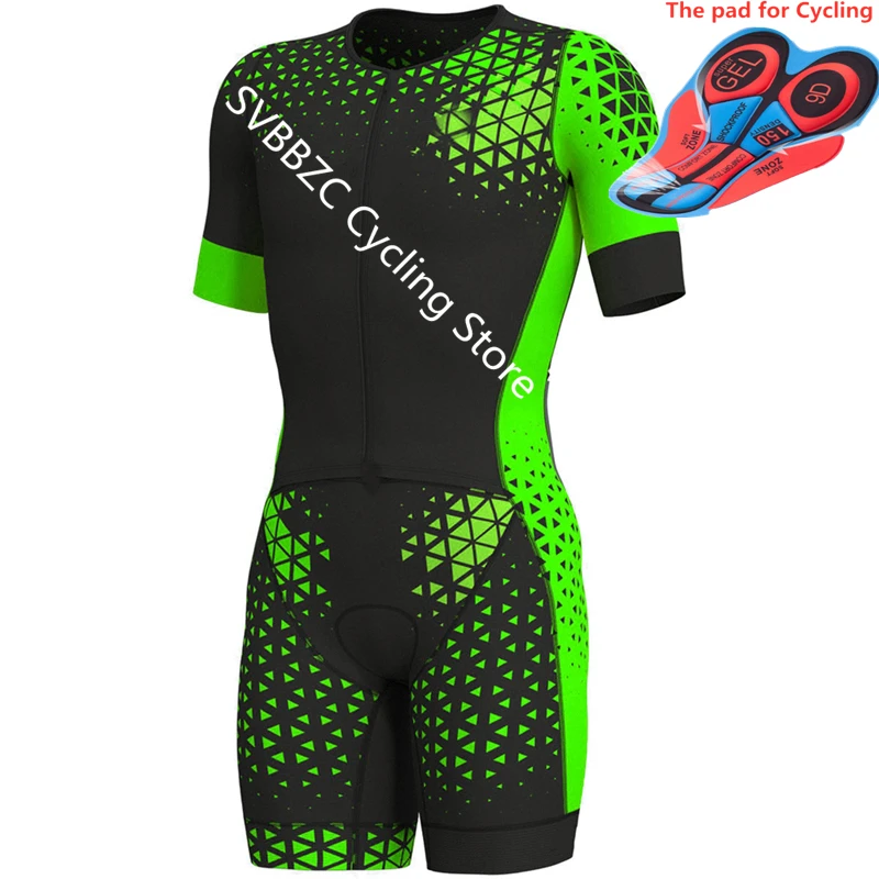 06Pic Color Мужской спортивный костюм для триатлона, спортивная одежда, Ropa Ciclismo Maillot, Быстросохнущий комплект одежды из Джерси для велоспорта - Цвет: 06Pic Color