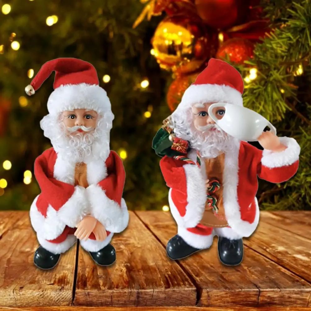 

New Year 2022 Christmas Decorations for Home 25 Style Height 30cm Santa Claus doll Children's gifts Window Ornaments Navidad Hot
