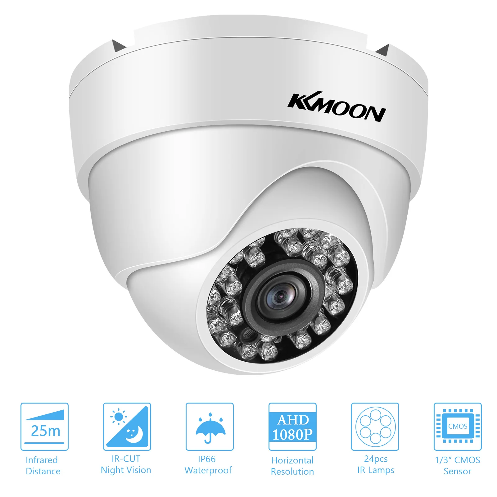 

720P HD Analog Security Camera Surveillance CCTV Camera Outdoor Weatherproof,Infrared Night Vision,Motion Detection