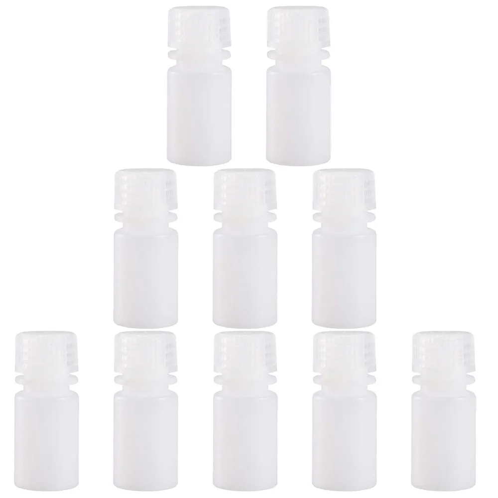 

10pcs Acid and Alkali Resistant Bottles Corrosion Resistant Bottle (Transparent)