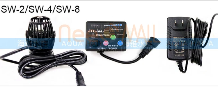 Jebao морской аквариум Беспроводной волны чайник насос SW-2 SW-4 SW-8 SW-15 RW4 RW8 RW15 RW20 Коралл цилиндр аквариума Водолей Марино