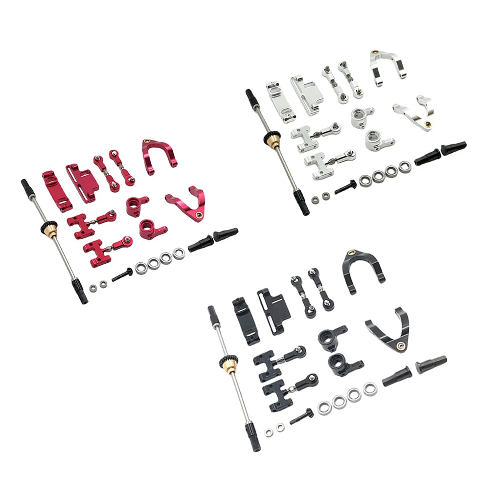 

Metal Rear Axle Diff Set Kit for WPL D12 1:10 RC Car Parts Accessories