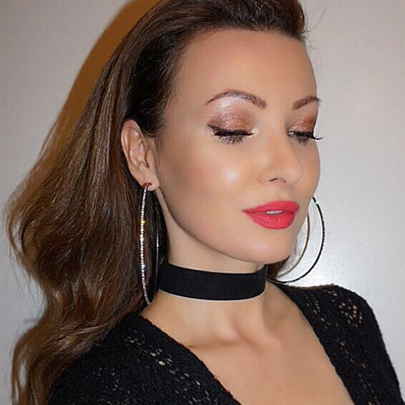 Женские серьги-кольца CARTER LISA круглые серьги золотого и серебряного цветов с