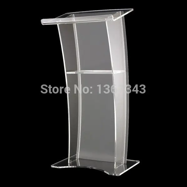 

Clear acrylic podium Unique design hot sale and modern .acrylic podium pulpit lectern acrylic podium