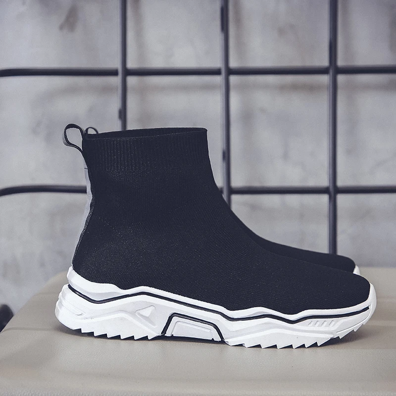 Женские вязаные ботильоны Aphixta модные тканевые слипоны со шнурками осенняя