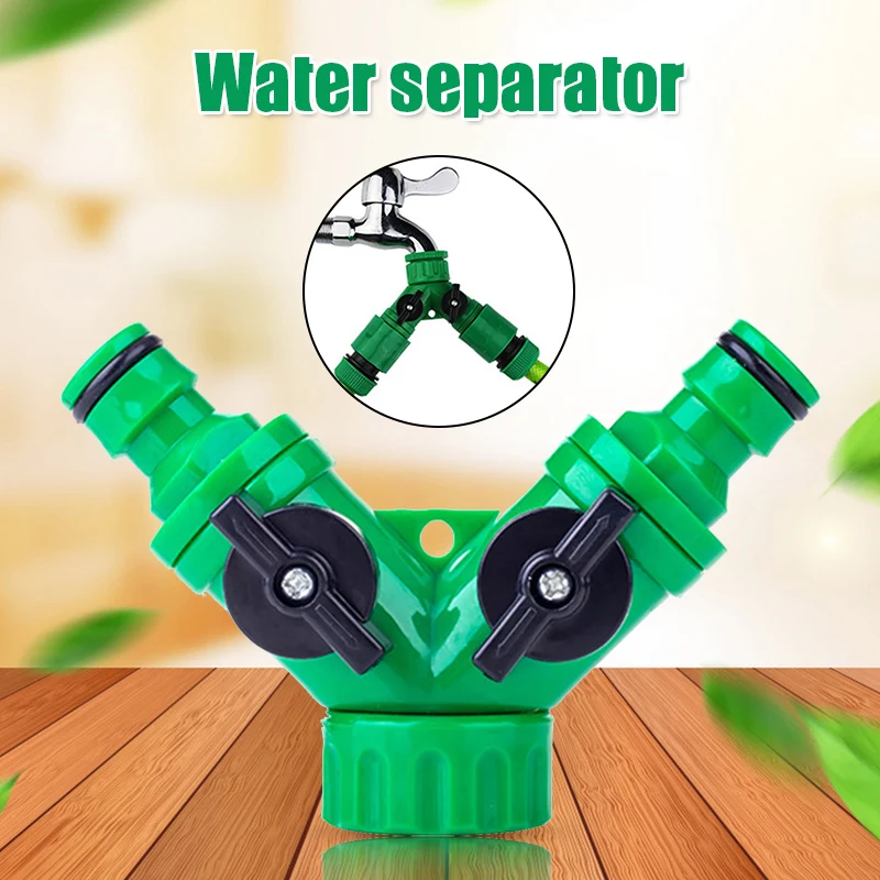 

Garden Hose Splitter 2 Way Y shape Connector Hose Adapter Gardening Supplies C66