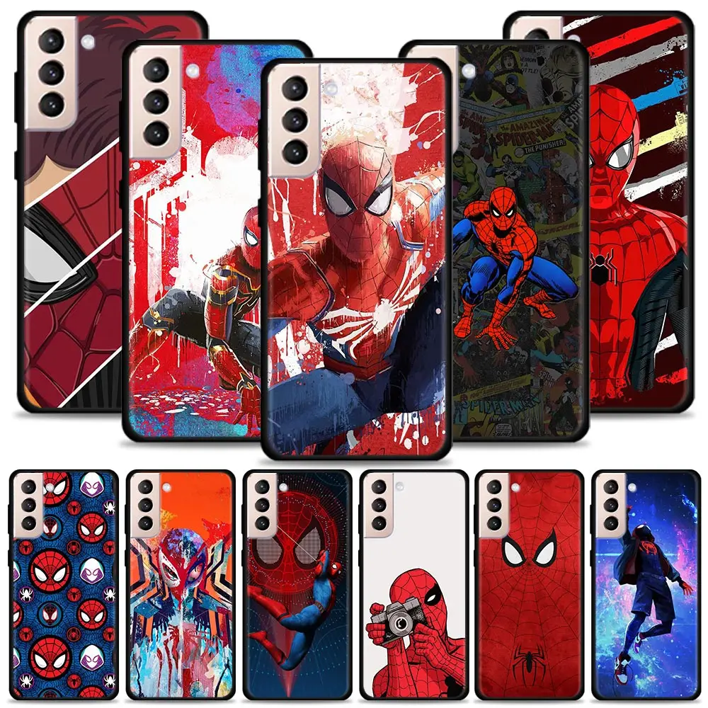 Чехол для Samsung Galaxy S21 S20 S10 S9 S8 Plus Ultra 5G S10Lite S10E S7Edge FE силиконовый чехол чехлы Marvel
