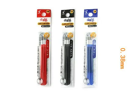 

Pilot LFBTRF30UF Gel Ink Pen Refill for FriXion Erasable BallPoint pen 3 Colors LKFB-60EF 0.38mm Black /Blue /Red Colors