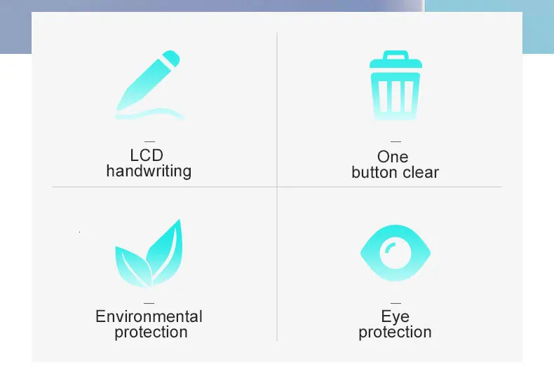 CHYI стираемый ЖК-планшет цифровой блокнот для рисования 12 дюймов частично стирающийся электронный блокнот грубая доска для рукописного ввода