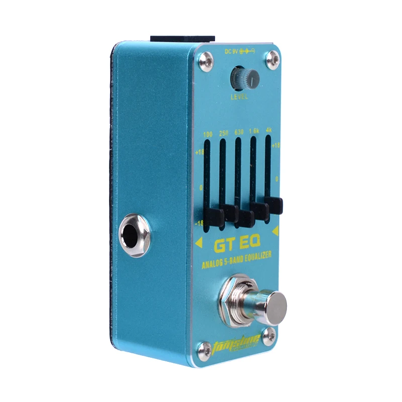 New AROMA AEG-3 GT EQ 5-Band Guitar Equalizer Mini Analogue Effect True Bypass+Free Connector | Спорт и развлечения