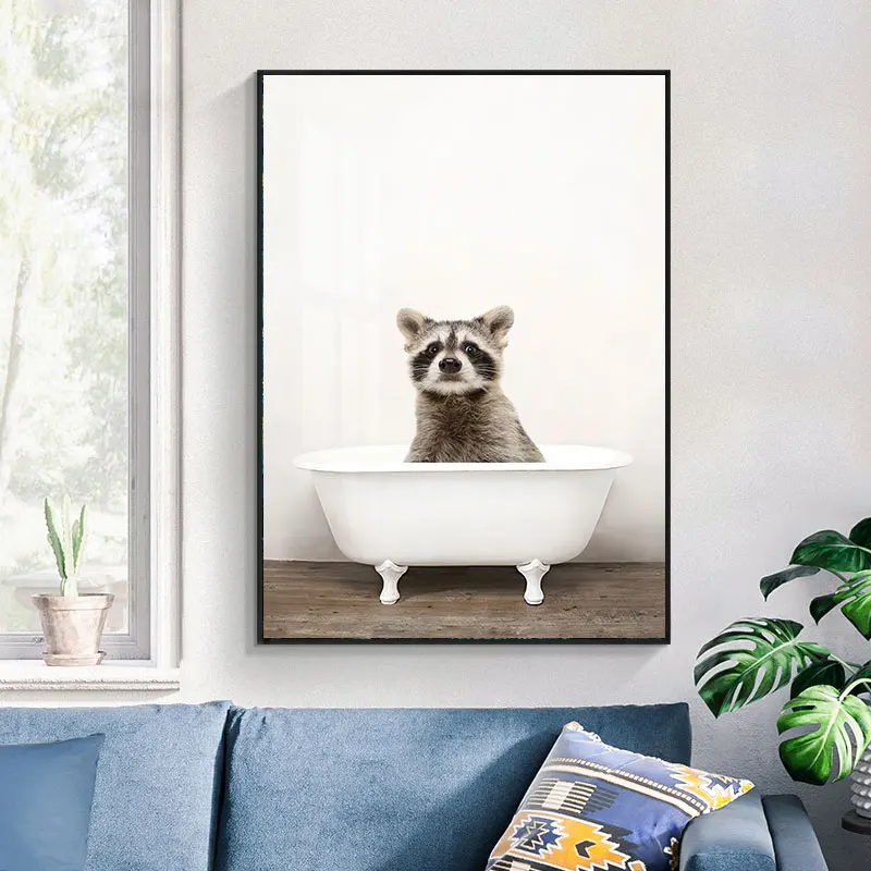 

Study Animals Wall Art Canvas Paint Abstract Nordic Posters Minimalist Living Room Decor21-0202-14