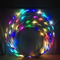 fitness sport hoop 60708090cm adults children indoor workout removable multi color yoga exercise waist sports gym equipments