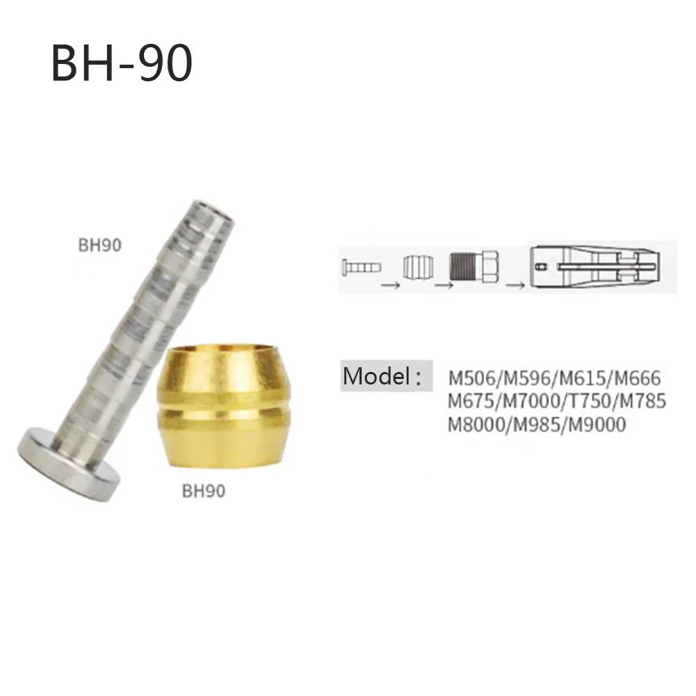100 шт горного велосипеда оливковое масло втулка иглы BH90 BH59 трубы обрезки масла