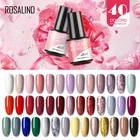 Гель-лак ROSALIND полуперманентный для маникюра, 7 мл, серия красно-желтых гель-лаков для ногтей