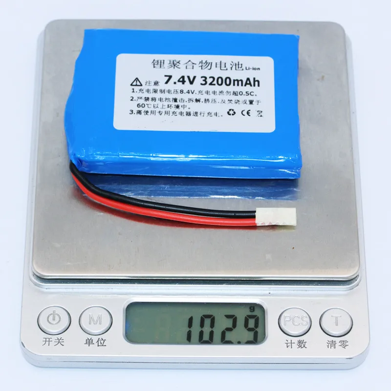Литий-Полимерный Аккумулятор 7,4 В 605374-2s 3200 мАч