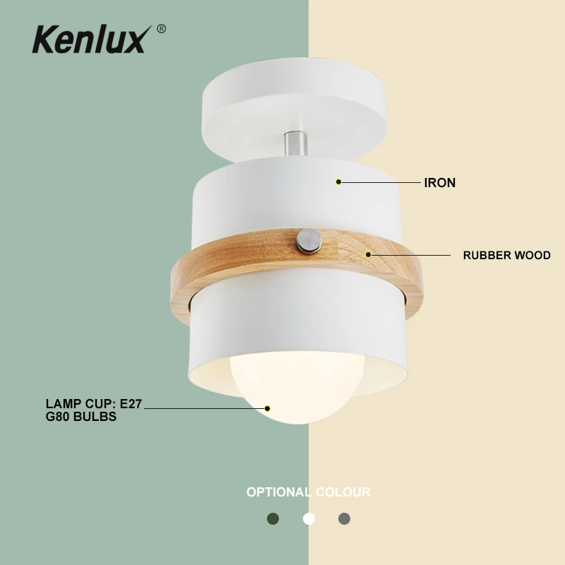 Светодиодный потолочный светильник деревянный 5 Вт|Комнатные настенные LED -лампы|