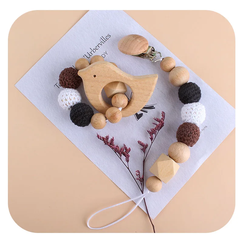 XCQGH пустышка-пустышка пустышка зажимы для соски экологически чистый деревянный