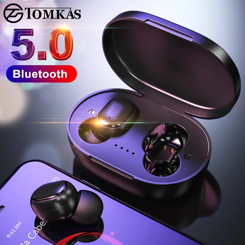 TWS беспроводные Bluetooth гарнитуры Bluetooth 5,0 наушники водонепроницаемые стерео наушники с микрофоном PK Mi наушники Airdot TWS