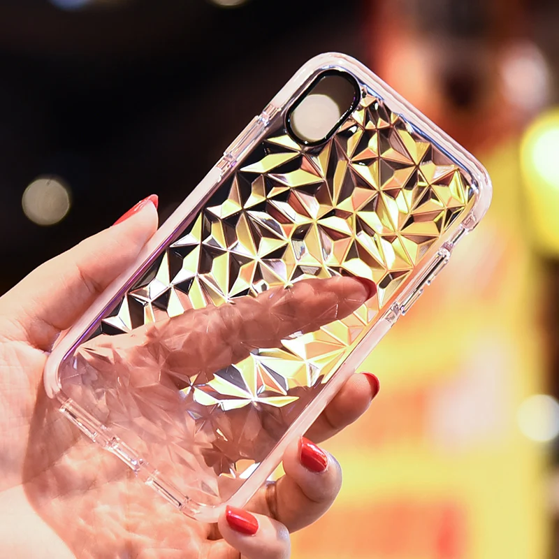 Роскошный мягкий чехол для телефона IPhone 7 8 6 Plus прозрачный из ТПУ противоударный