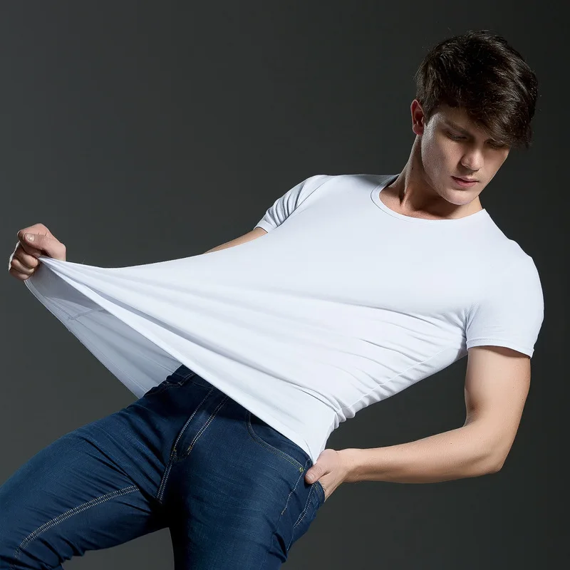 

men's pure black leisure self-cultivation V collar shirt unlined upper garment