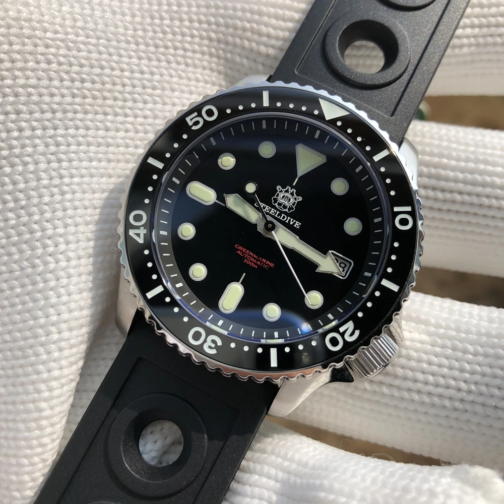 Мужские наручные часы STEELDIVE 1996 NH35 с автоподзаводом и сапфировым стеклом