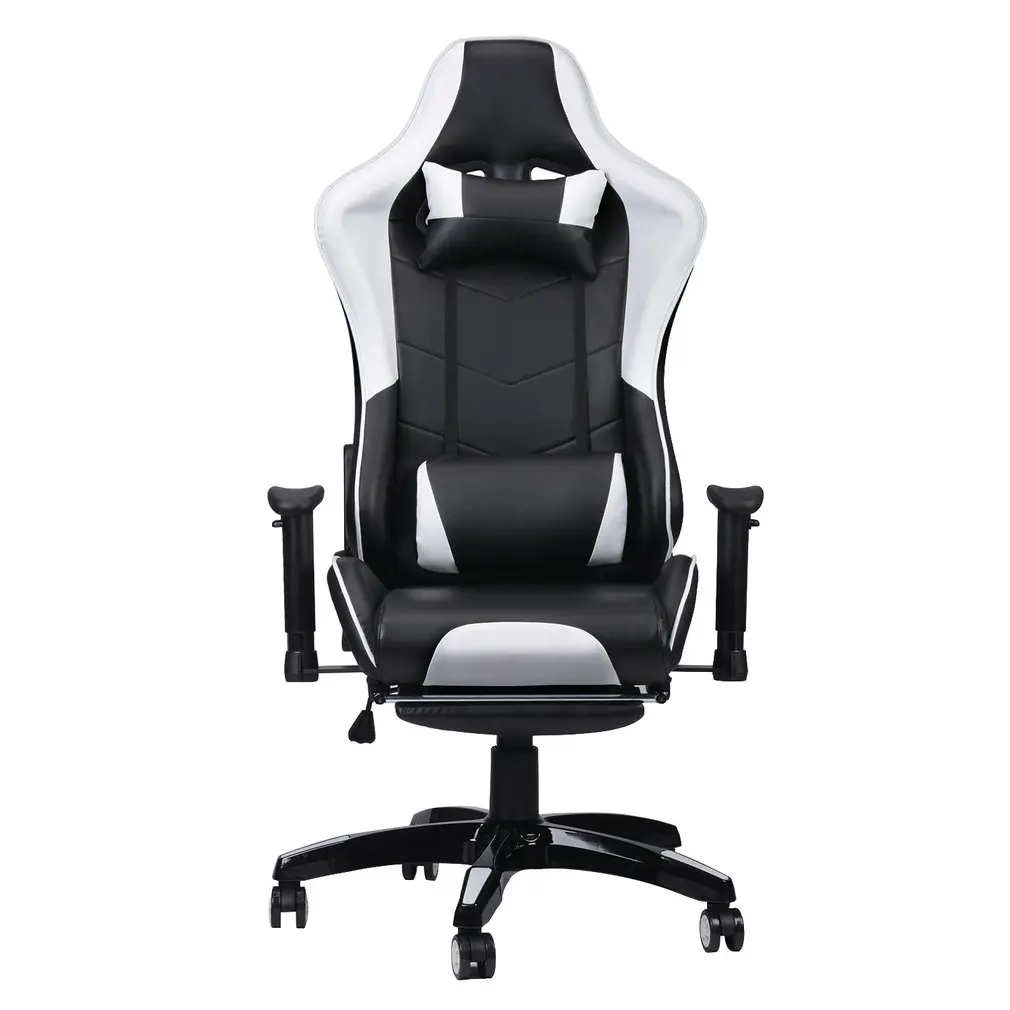 Гоночное игровое офисное кресло компьютерный стол вращающееся на 360 градусов с