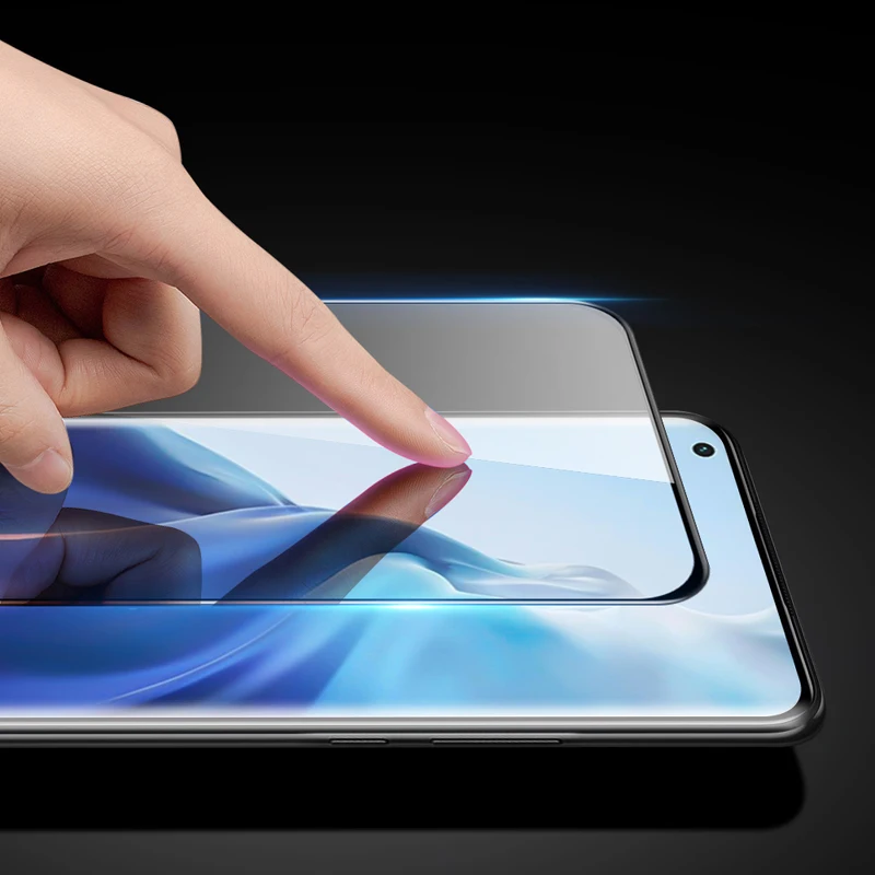 For Xiaomi Mi 11 Ultra Tempered Glass 9H HD Clear Sensitive Full Coverage Anti-Fingerprint Glass Film for Mi 11 Pro Dux Ducis