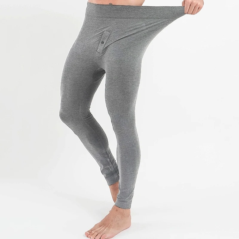 Новинка зимние мужские кальсоны термобелье теплое мужское сохраняющее тепло для