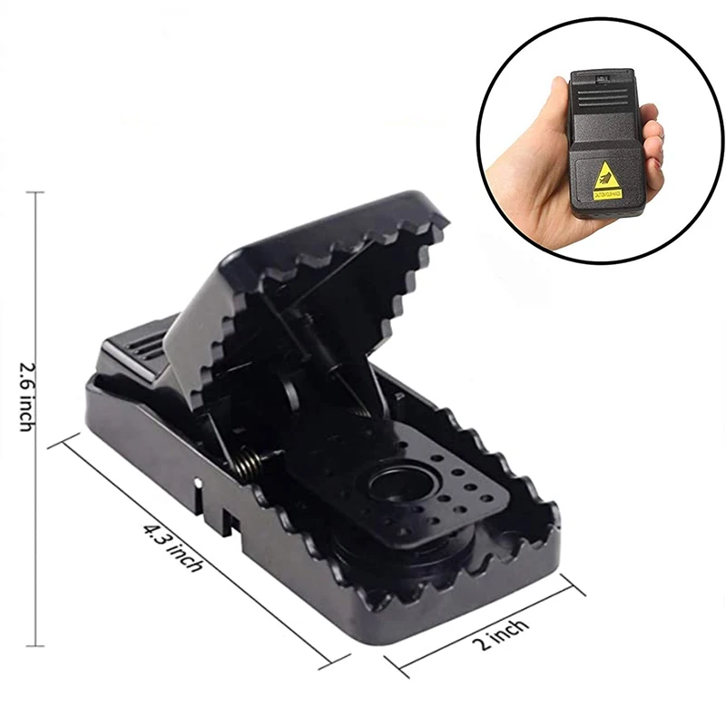 Электронные ловушки для мыши 2/4/6 шт. многоразовые ловли крыс ловушка приманка