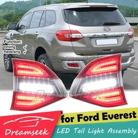 led tail light assembly for ford everest 2015 2016 2017 2018 2019 2020 2021 rear lamp driving reversing light red lens