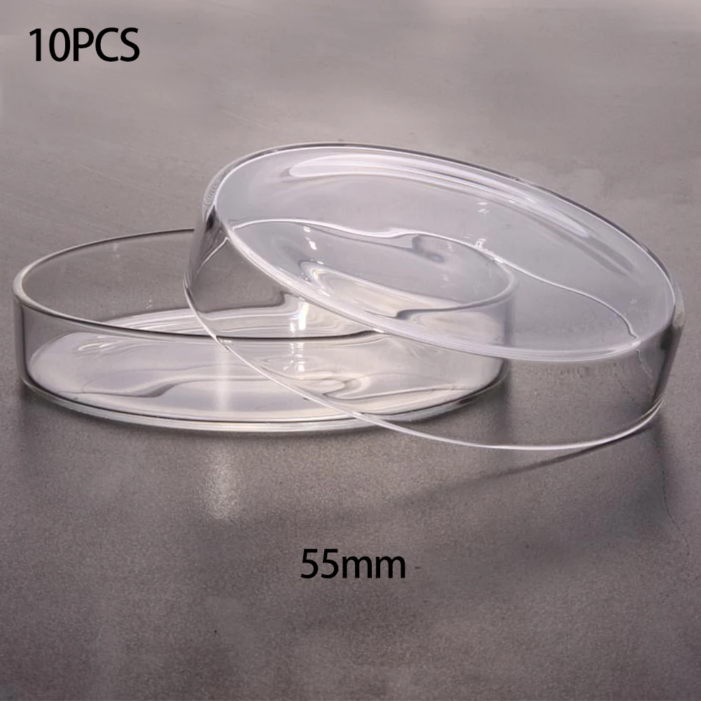 

Polystyrene Petri Dishes High Quality Sterile Chemical Instrument Clear For Cell Crisp 10pcs Fragile Lab Supply Affordable