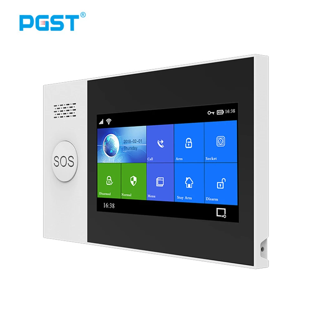 Беспроводная система охранной сигнализации PGST для дома Wi Fi GSM с ИК датчиком