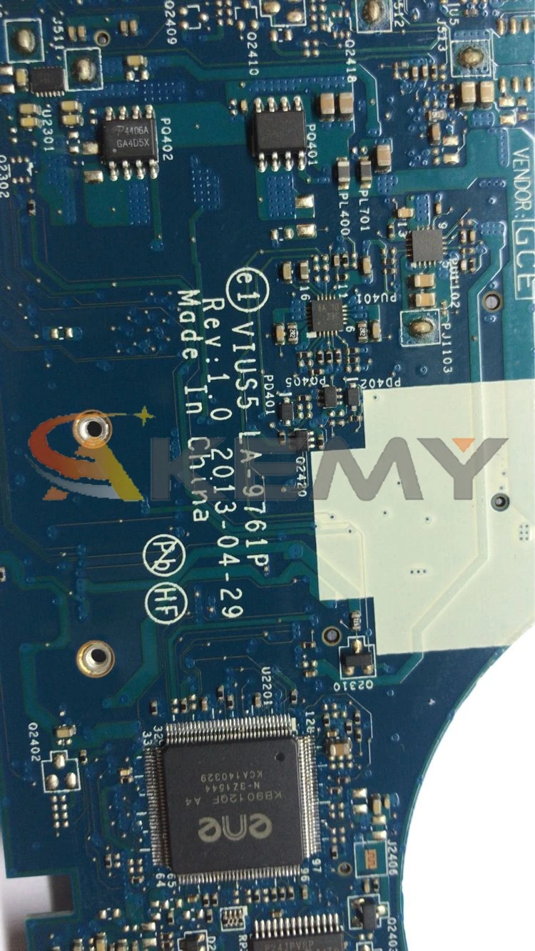 Akemy VIUS5 LA-9761P подходит для Lenovo Thinkpad S3-S440 V4400U Материнская плата ноутбука процессор I7