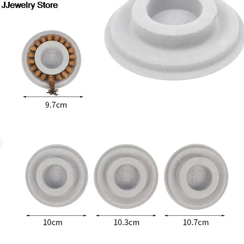Серые флокированные бусины доска для самостоятельного изготовления браслетов