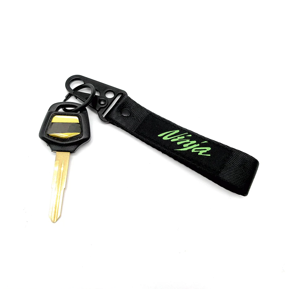 

Motorcycle Embroidery Strap Key Ring Keyring Keychain Key Chain Set For Kawasaki Ninja ZX10 ZX10R ZX11 ZX12R ZX14 ZX6R ZX7R ZX9R