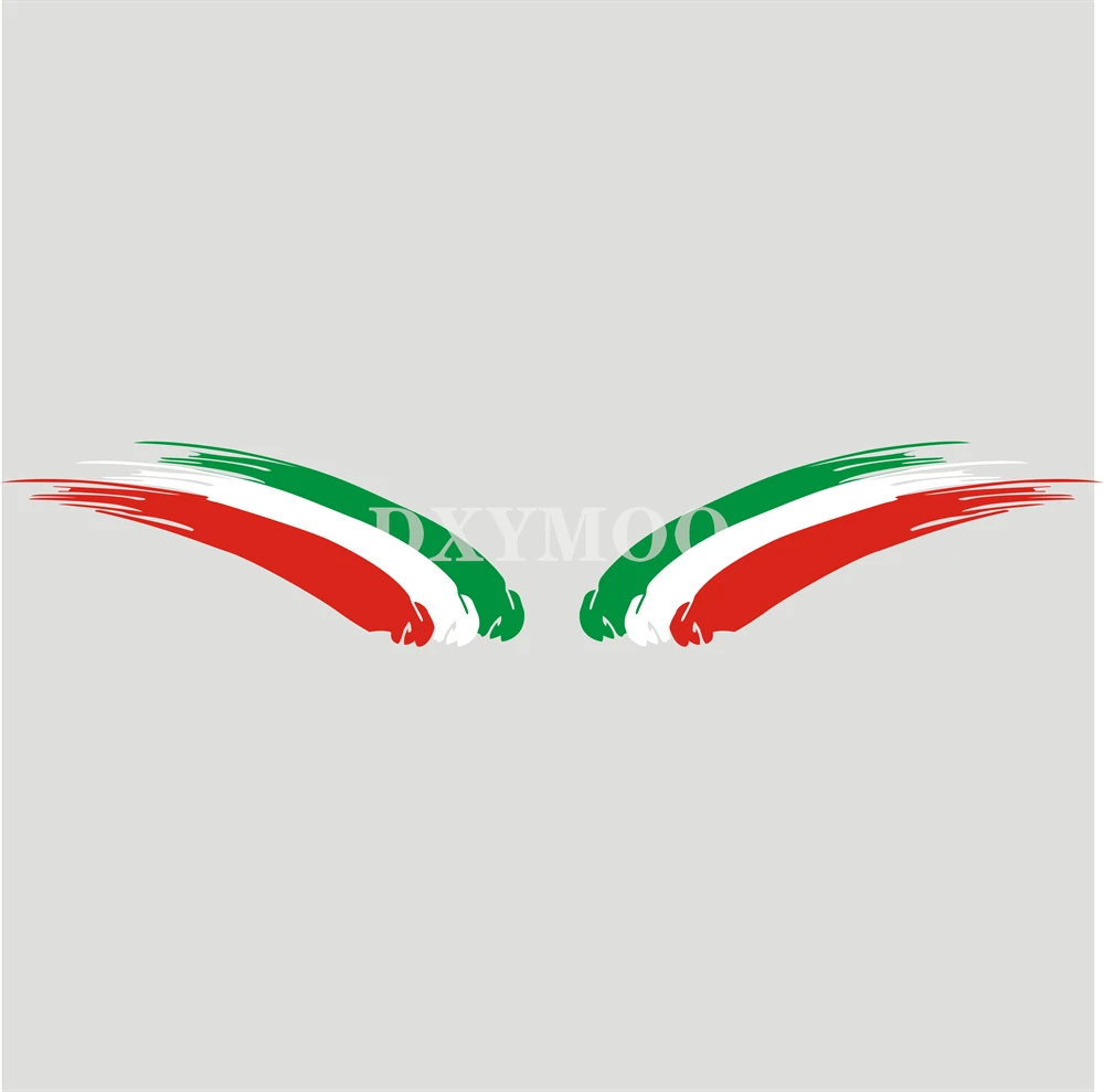 

Брызговые чернила триколор Национальный флаг Италия Германия Австрия Стайлинг автомобиля виниловые наклейки модифицированный шлем Мотор велосипед наклейка