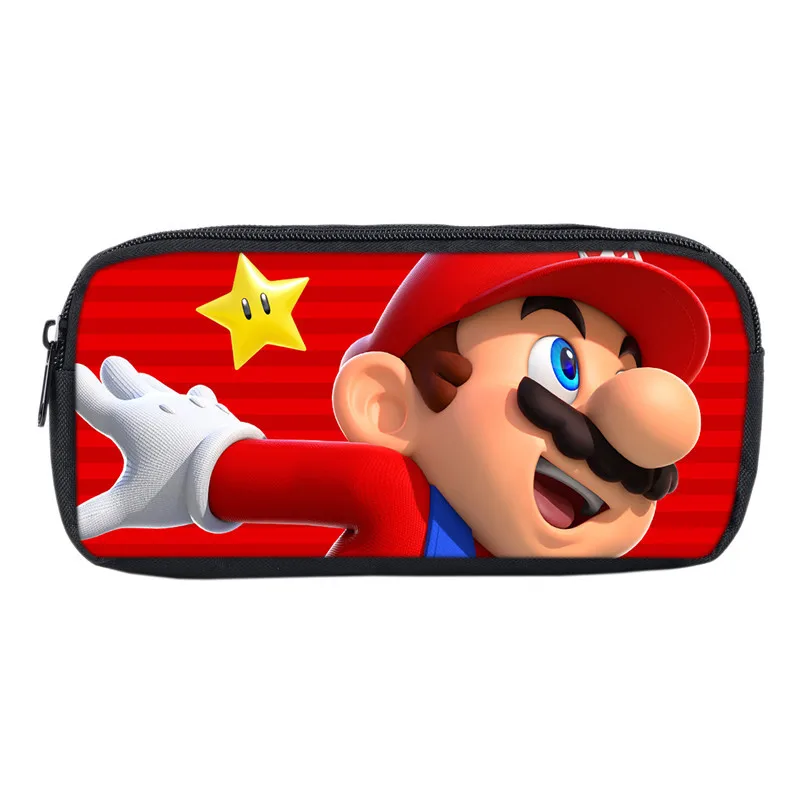 Мультфильм trousse Марио smash bros косметички Карандаш сумка для мальчиков и девочек пенал обратно в школу чехол поставки Детская сумка
