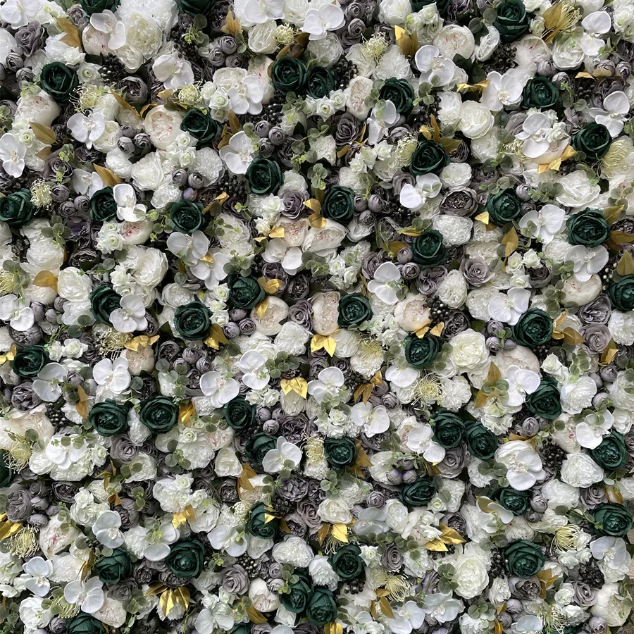 3D стена из искусственных цветов Панель свадебный фон декоративные искусственные
