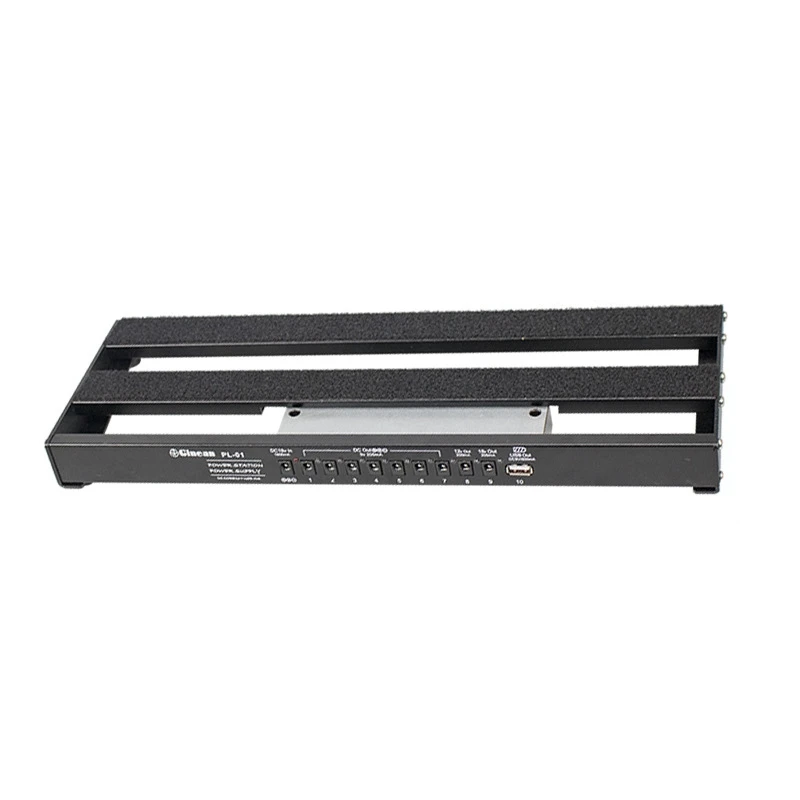 Черный Алюминий Pedalboard Diy гитары бас педали доска с лента ic кабель ремни|Детали и