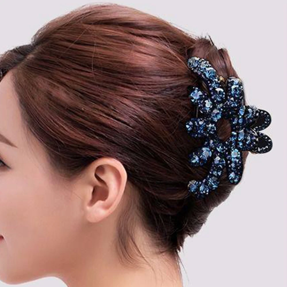 Новинка Женская Винтажная заколка для волос с бабочкой элегантная Заколка краб