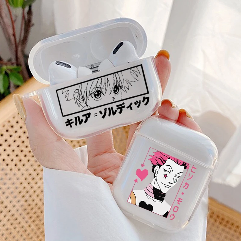 Hunter x Hunter HXH Anime Hunter X hunter 3 Air pod Case for Airpods 2 1 Cases For Air pod pro Clear Cute Soft transparent Coque