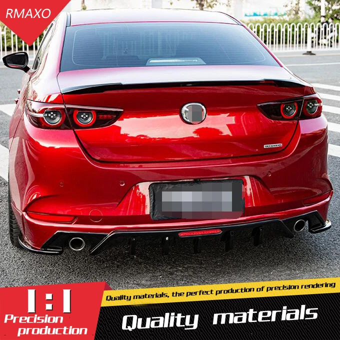 Спойлер для Mazda 3 Axela 2020 2021 Mazda3 yck спойлер из АБС пластика заднее крыло автомобиля