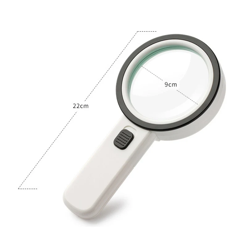 

High Quality 30X 12 LED Light Illuminated Magnifier Multipurpose Seniors Reading Handheld Microscope Jewelry Loupe Repair Tool