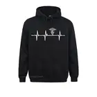 Ветеринарная толстовка с капюшоном Caduceus для мужчин, с длинным рукавом