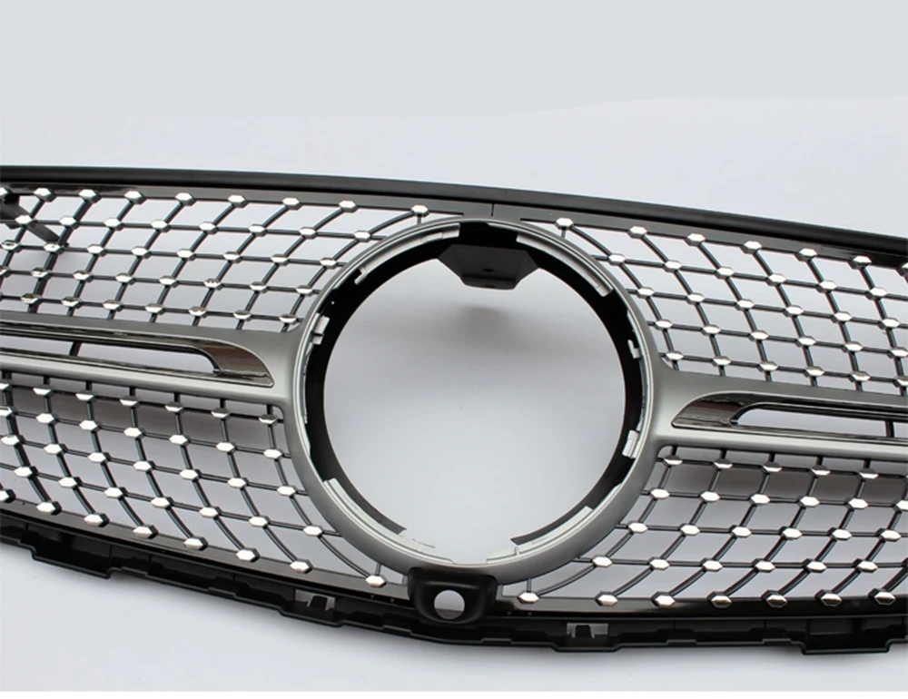 

Front Grille Grill For Mercedes Benz GLC W/X253 GLC300 GLC350 2015 2016 2017 2018 2019 Diamond Car Exterior Auto Racing Grills