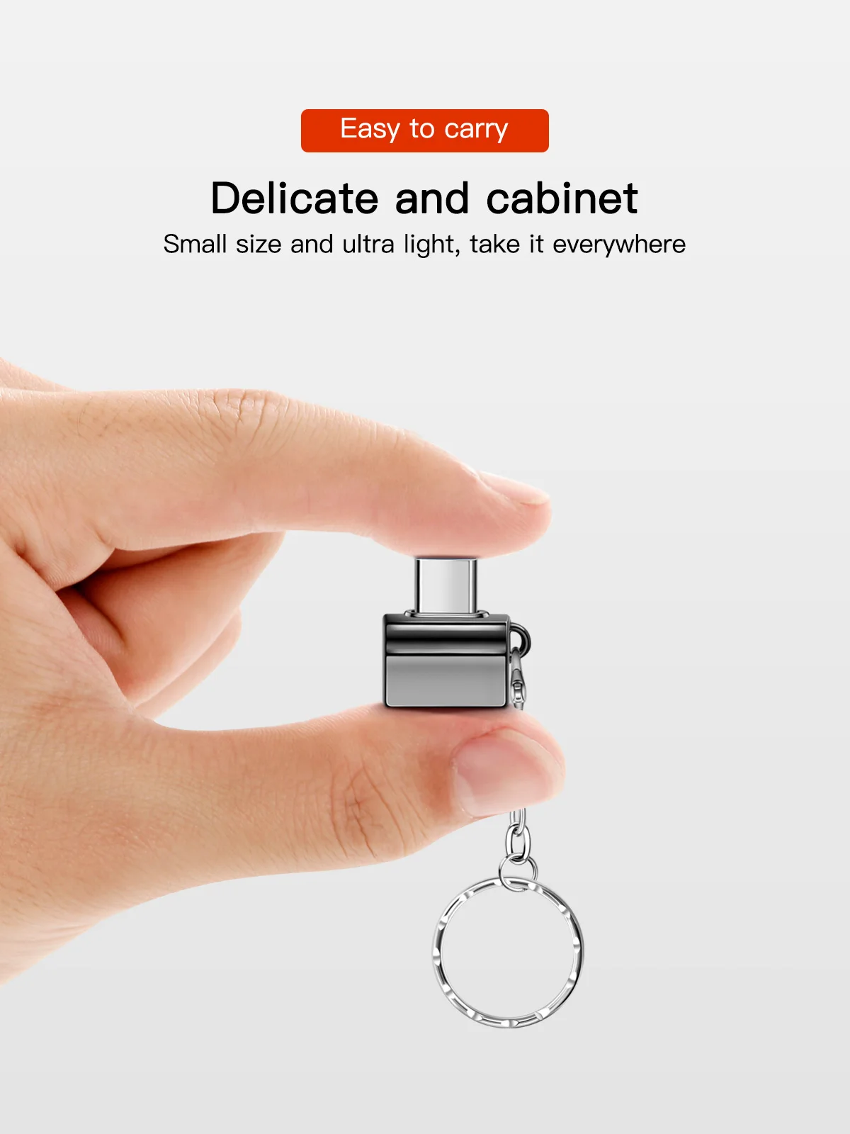 FONKEN usb type C OTG адаптер type-C конвертер USB для usb C PD зарядное устройство Мышь Клавиатура флэш-диск Портативный брелок для ключей OTG штекер
