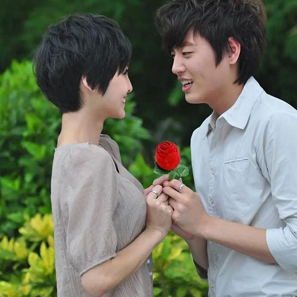 Бархатная креативная Подарочная коробка с розовым цветком и удилищем чехол для