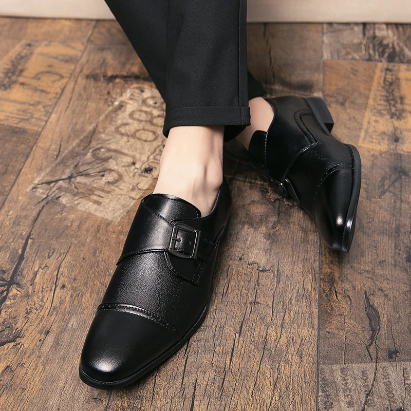 

Fashion outdoor comfortable Leather Men Casual Shoes Mens Loafers Moccasins Breathable Slip on Driving Shoes Plus Size 38-48 w5